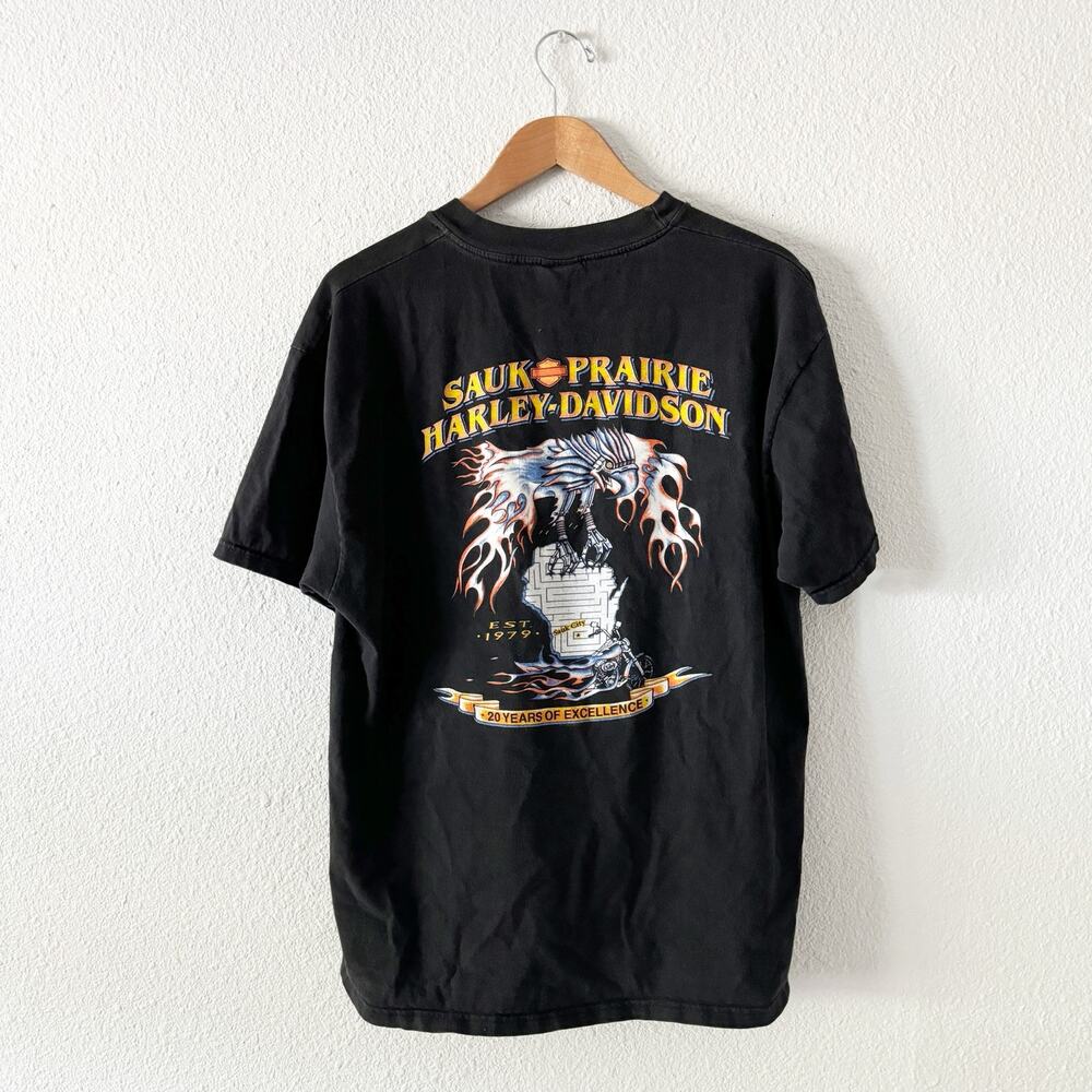 Harley Davidson Shirt mens XL Eagle Pocket graphic streetwear classic american